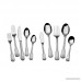 Towle 5192135 London Shell 45-Piece 18/10 Stainless Steel Flatware Set Service for 8 - B01M15GZGF